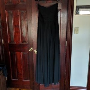 Black Strapless Donna Morgan "Audrey" Gown - 12